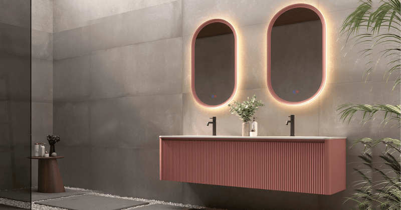 meuble et mioir salle de bain design moderne contemporain - la maison de Martin