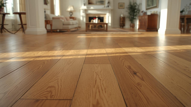 Parquet stratifiés vinyle chêne naturel - La maison de Martin