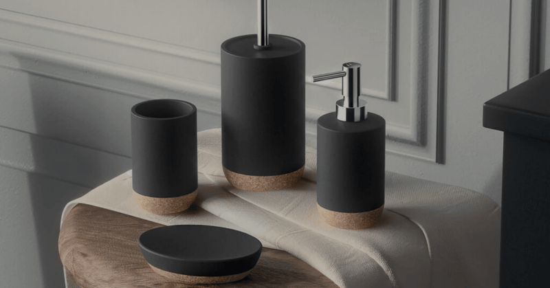 accessoires salle de bain à poser design - la maison de Martin