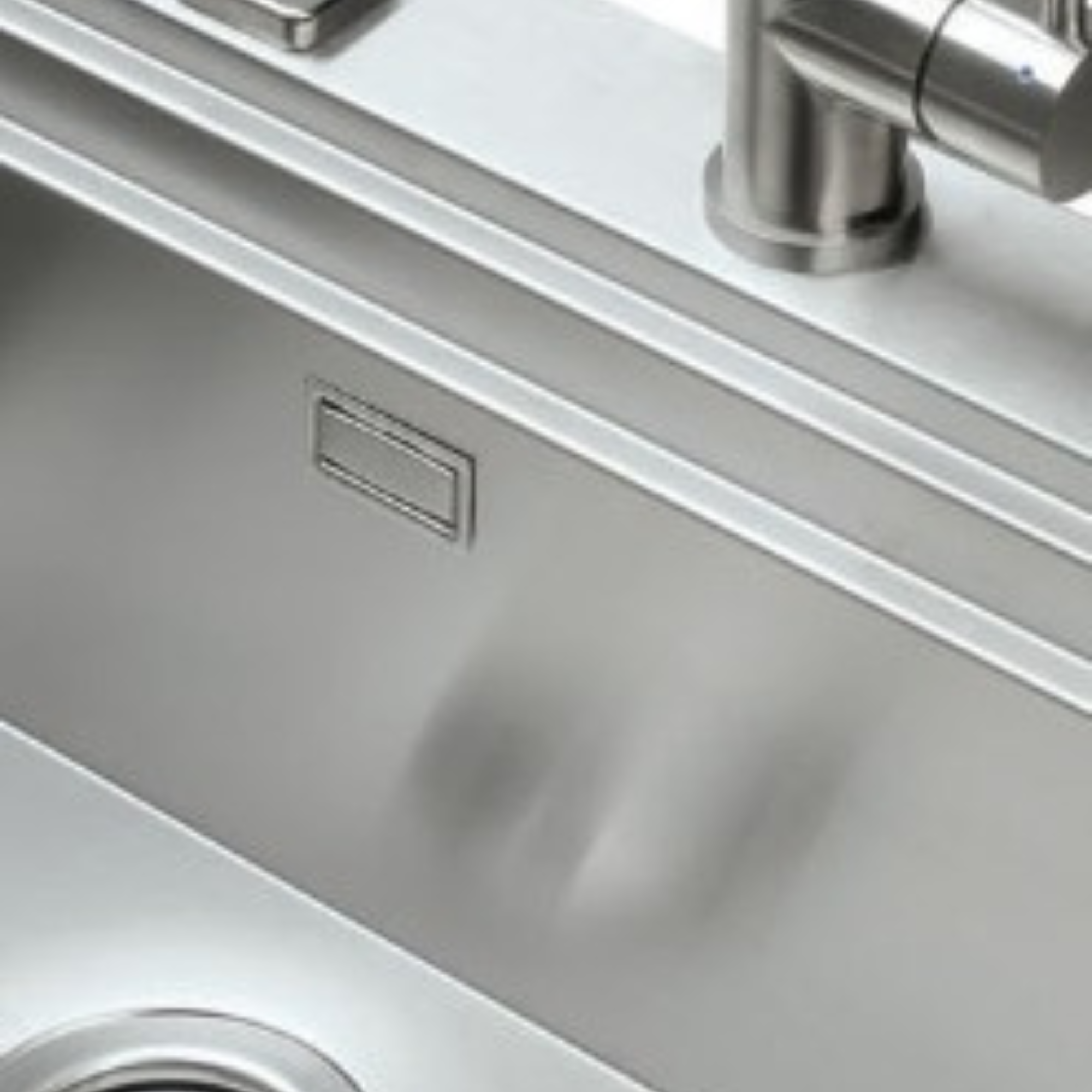 Evier inox lisse
