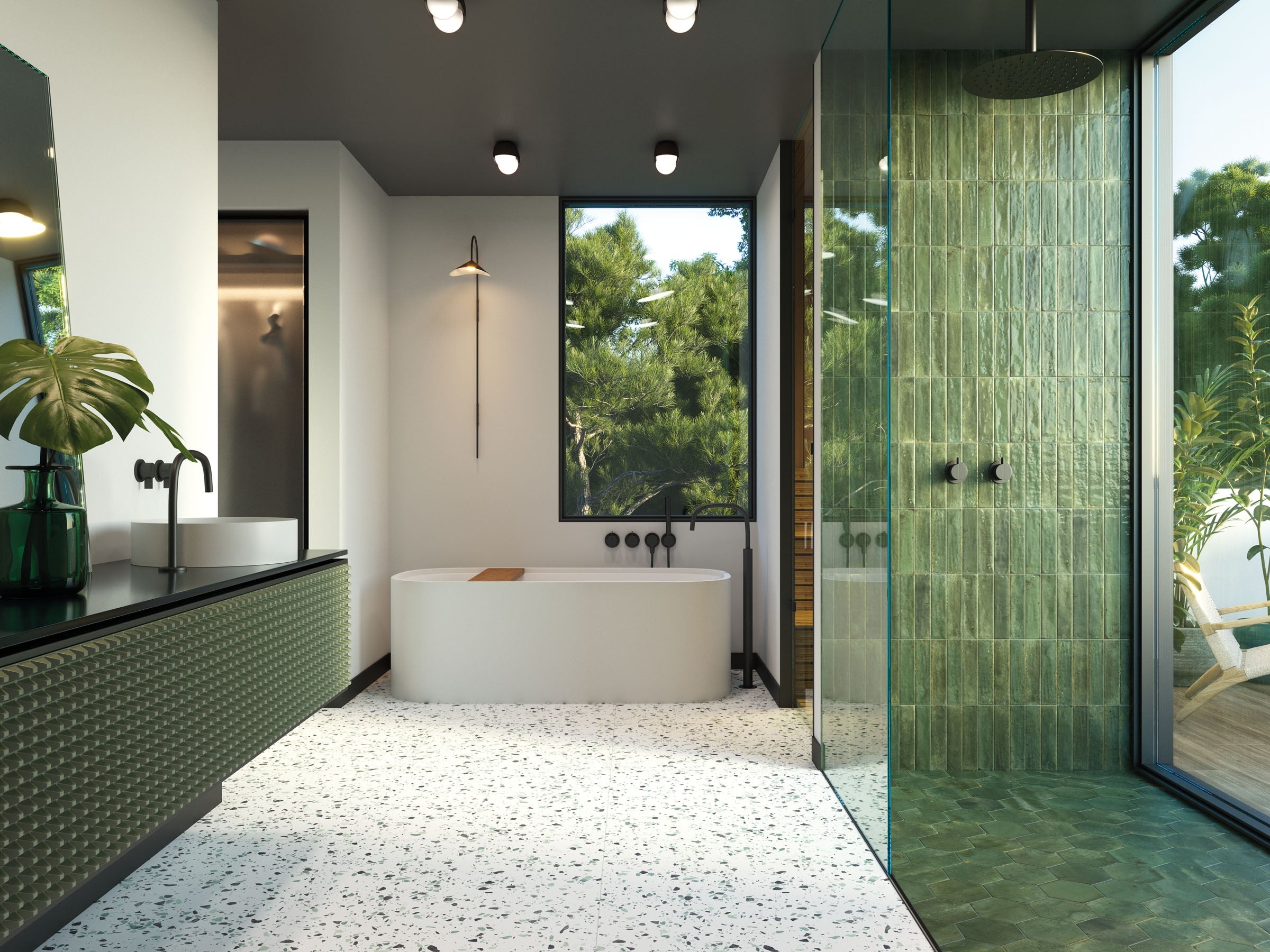 17,3X15 LOFTERRA - blanc latte hexagonal mat - la maison de Martin