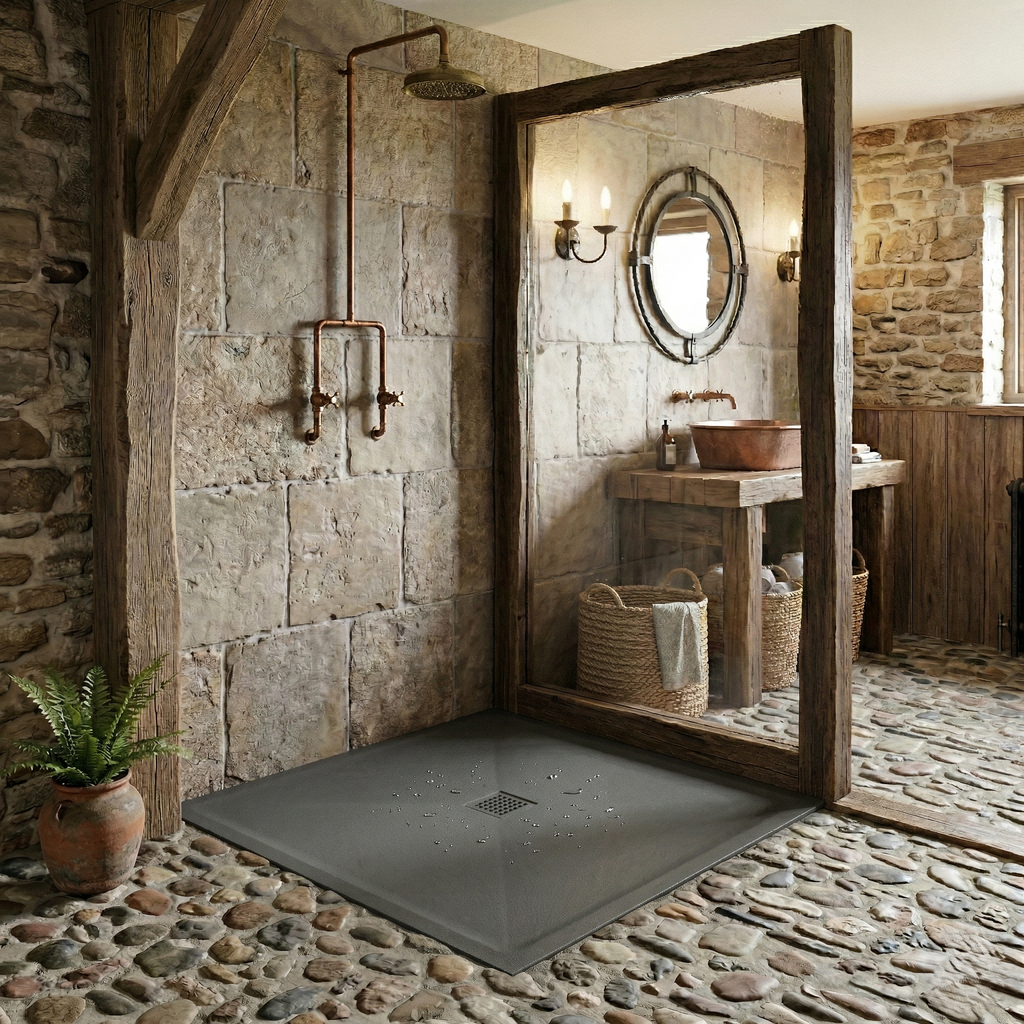 RECEVEUR DE DOUCHE  HARMONIA  100x100  (5 COULEURS ET DECOUPABLE)