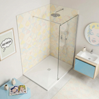 RECEVEUR DE DOUCHE HARMONIA 100x80  VERT MAT - La maison de Martin