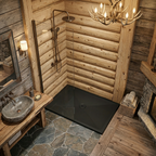 RECEVEUR DE DOUCHE HARMONIA 120x70  VERT MAT - La maison de Martin