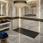 RECEVEUR DE DOUCHE HARMONIA 160x70  VERT MAT - La maison de Martin