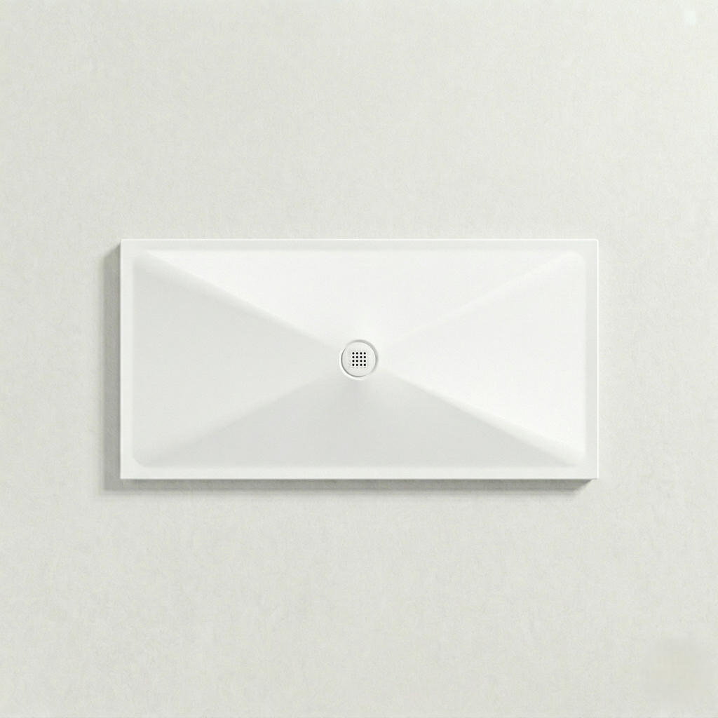 RECEVEUR DE DOUCHE  HARMONIA  160x80  (5 COULEURS ET DECOUPABLE)