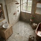 RECEVEUR DE DOUCHE HARMONIA 200x100 VERT MAT - La maison de Martin