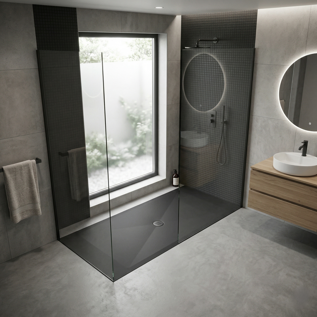 RECEVEUR DE DOUCHE HARMONIA 200x80  VERT MAT - La maison de Martin