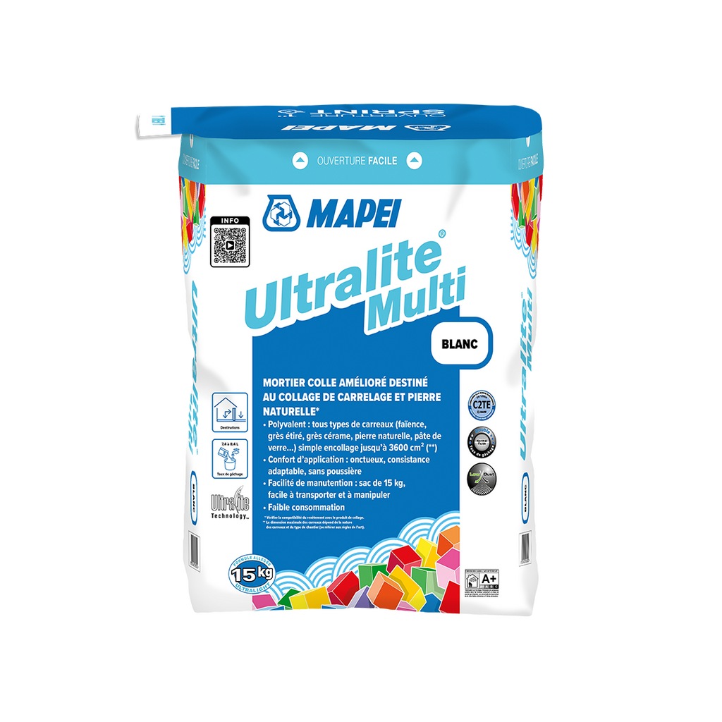 ULTRALITE MULTI GRIS SAC 15 KG - Mapei