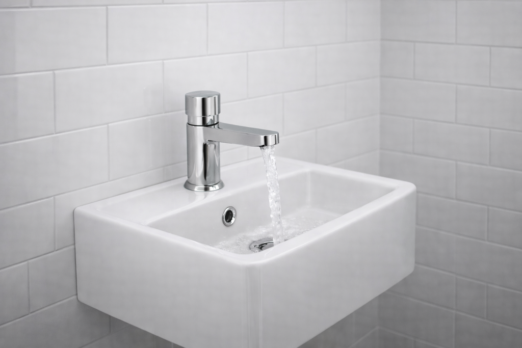 FAST LAVE MAINS TEMPORISE EAU FROIDE CHROME