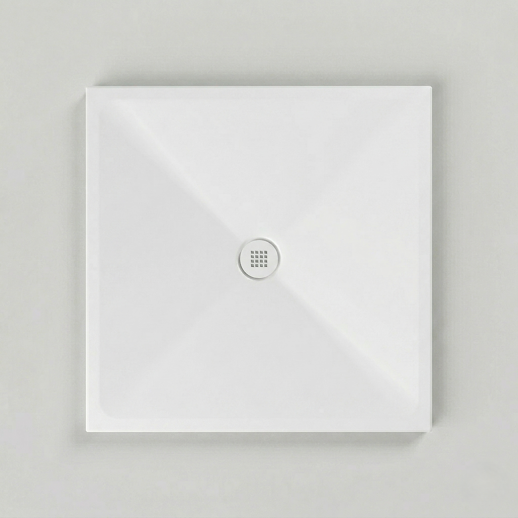 RECEVEUR DE DOUCHE  HARMONIA  80x80  (5 COULEURS ET DECOUPABLE)