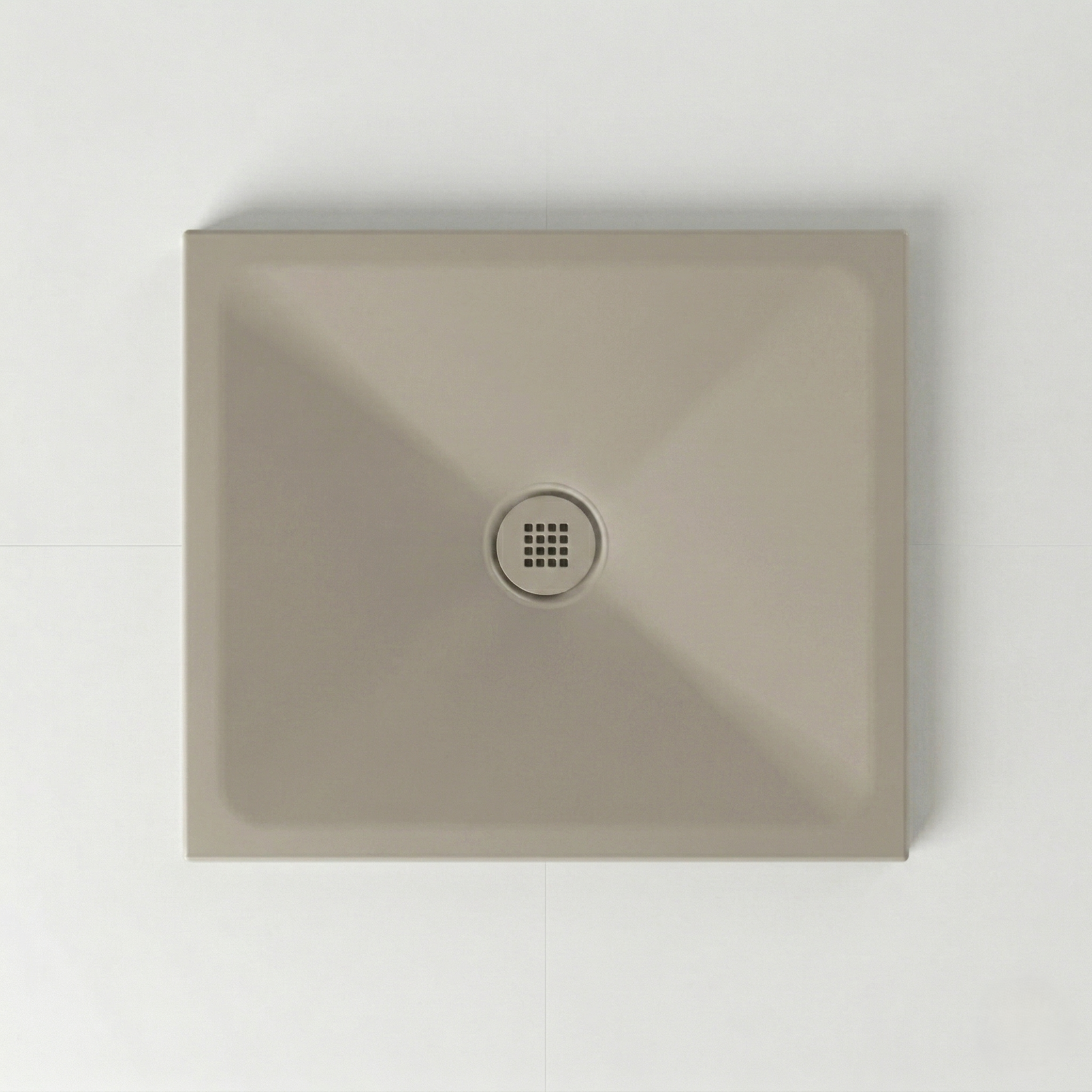 RECEVEUR DE DOUCHE  HARMONIA  80x70  (5 COULEURS ET DECOUPABLE)