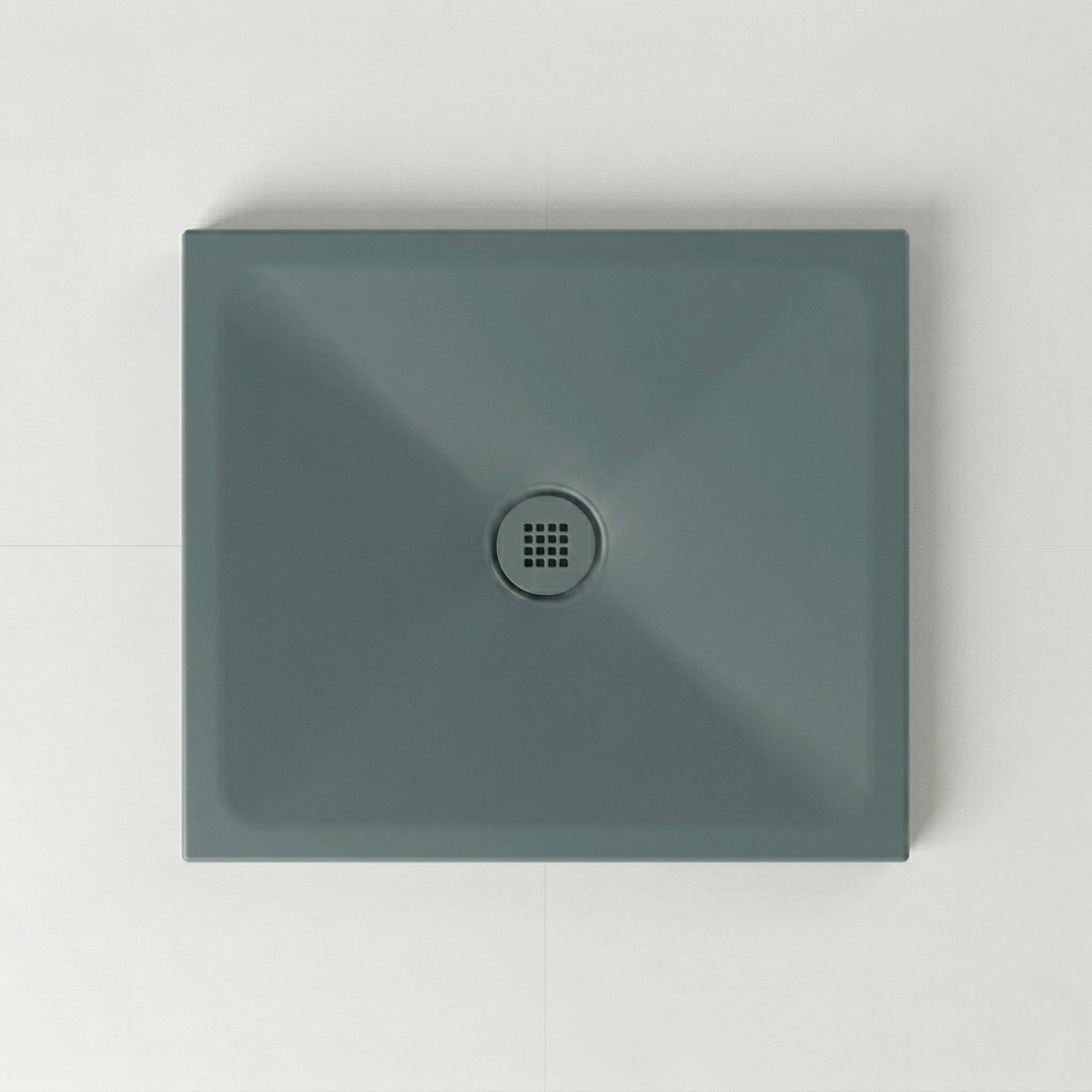 RECEVEUR DE DOUCHE  HARMONIA  80x70  (5 COULEURS ET DECOUPABLE)