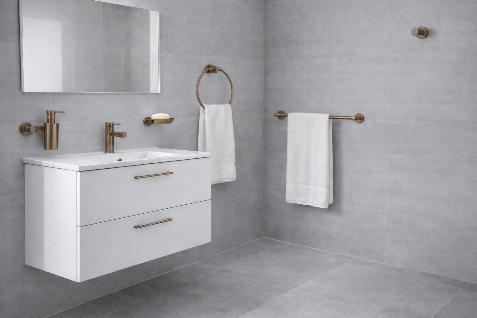 OPERA PORTE SERVIETTE 61 CM BRONZE 