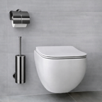 OPERA PORTE ROULEAU CHROME NOIR BROSSEE