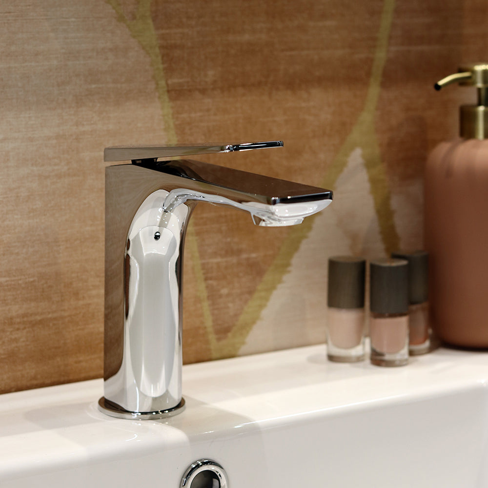 AXIS MITIGEUR LAVABO AVEC VIDAGE PUSH OPEN CHROMÉ
