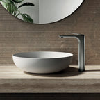 AXIS MITIGEUR LAVABO VIDAGE PUSH OPEN CHROME NOIR BROSSE