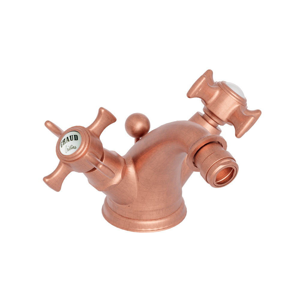 MELANGEUR BIDET HERITAGE OR ROSE