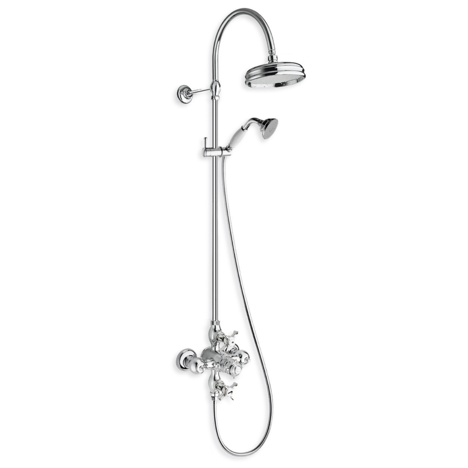 COLONNES DOUCHE HERITAGE CHROME
