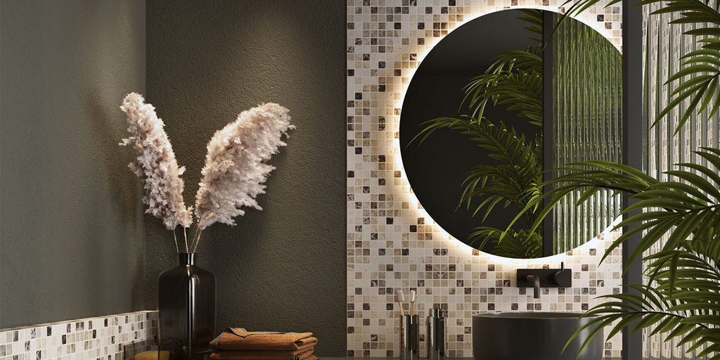 1,5x1,5 MOSAIQUE MARBRE Beige 1