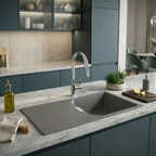 EVIER CRISTALITE URBANA 1000X510 GRIS GRAND BAC