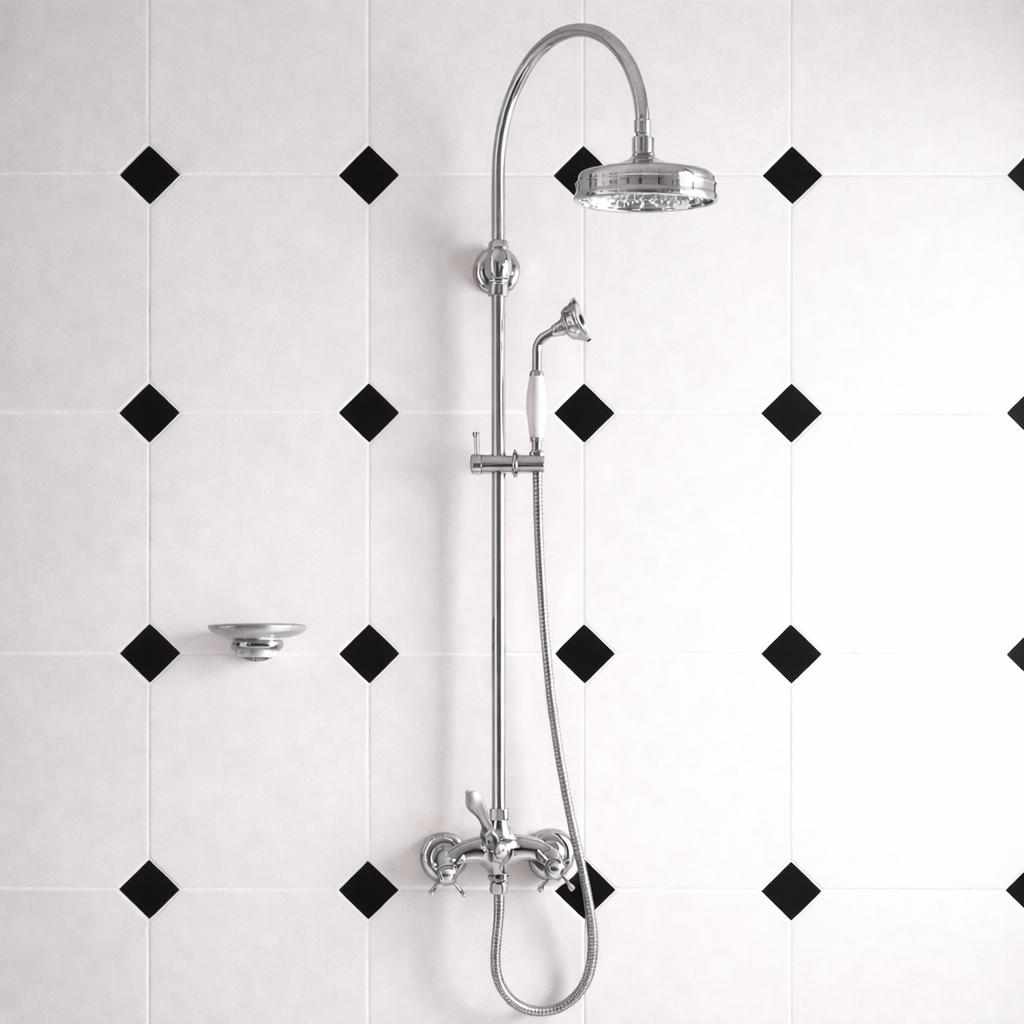 COLONNES DOUCHE HERITAGE CHROME