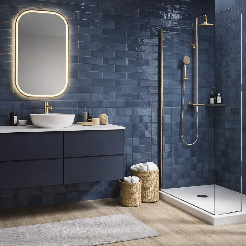 10X10 collection hispalia bleu fonce