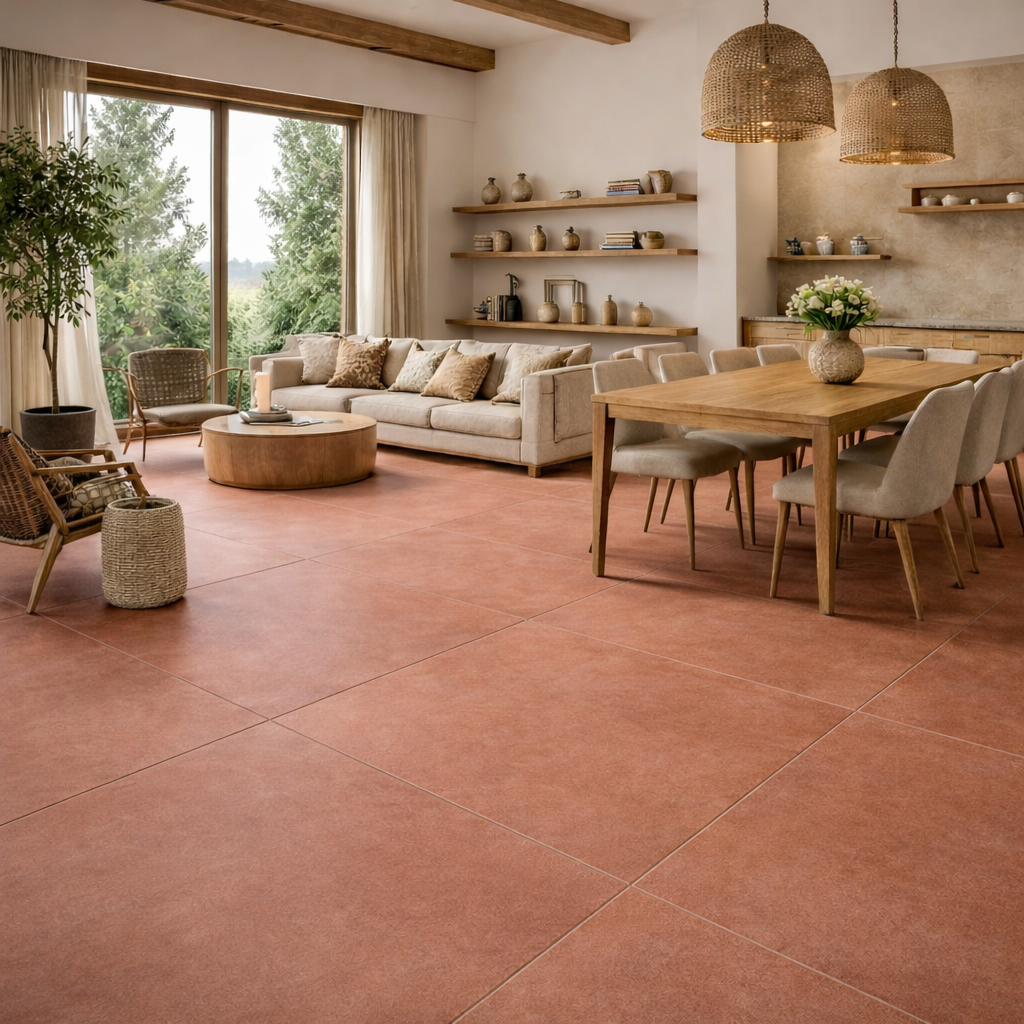 30X60 collection argilia ocre rouge rectifie