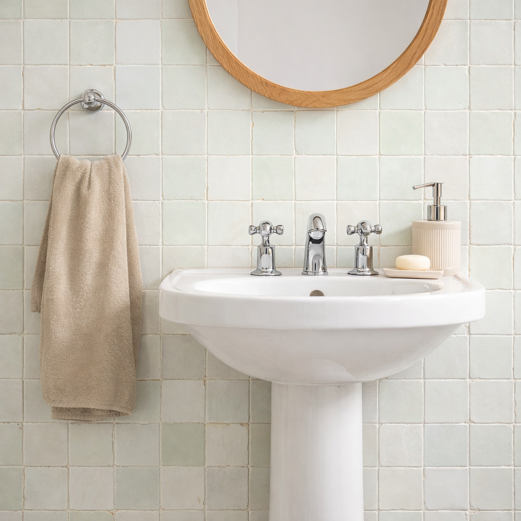 13X13 collection zellige medina blanc