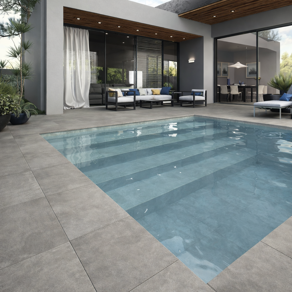 60X60 collection antiderapant industria cendre rectifie