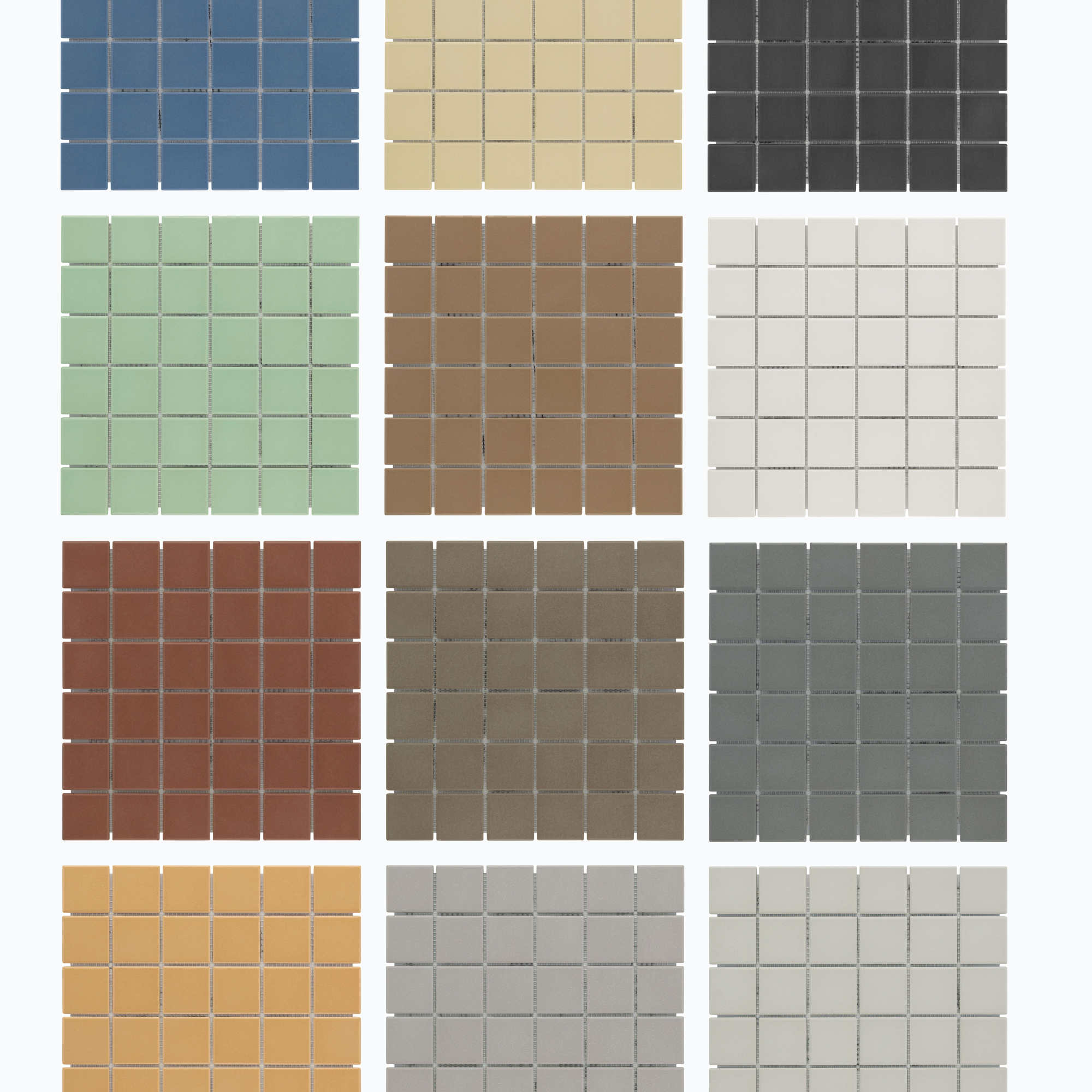 4,8X4,8 MOSAIQUE CARRELAGE UNI ANTIDERAPANT