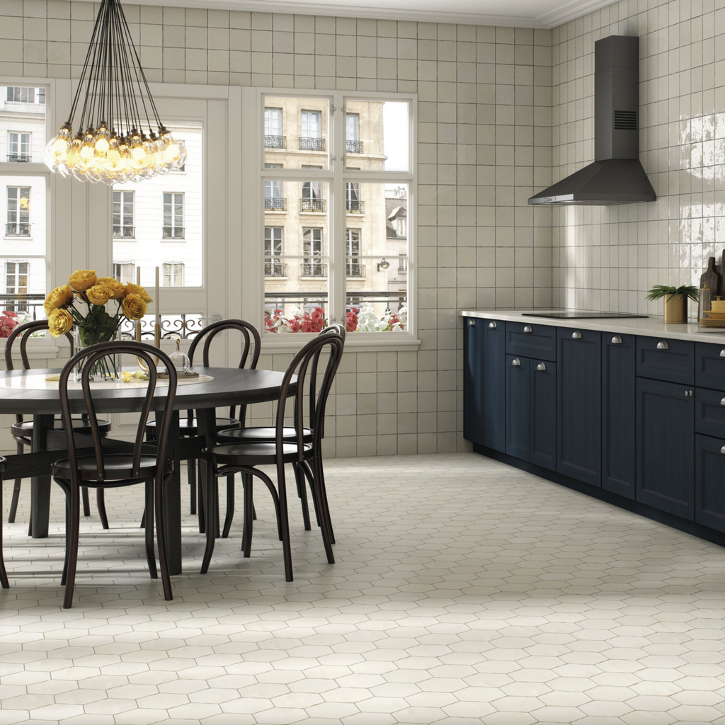 13,9X16 zellige medina hexagone calcaire