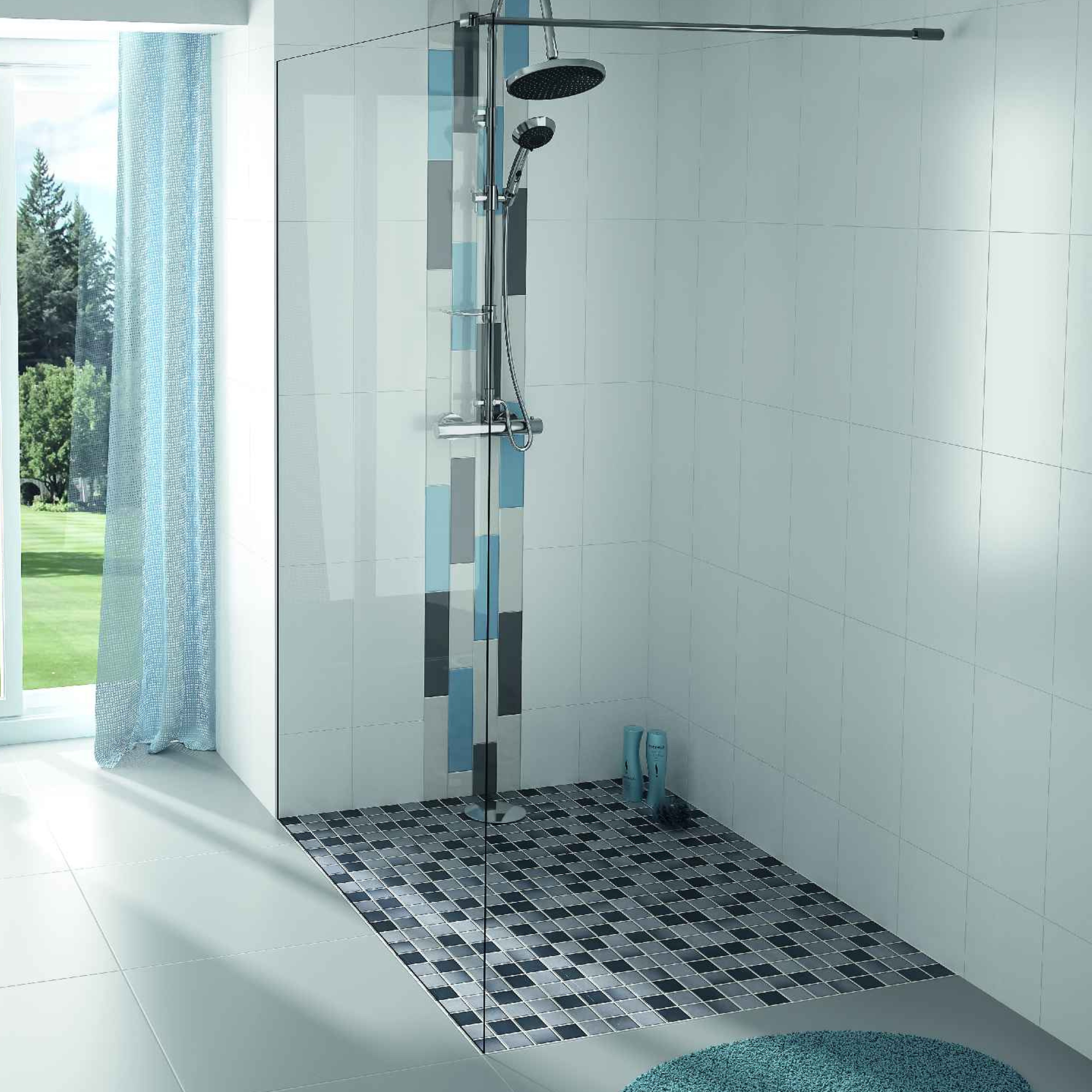 4,8X4,8 MOSAIQUE CARRELAGE ANTIDERAPANT