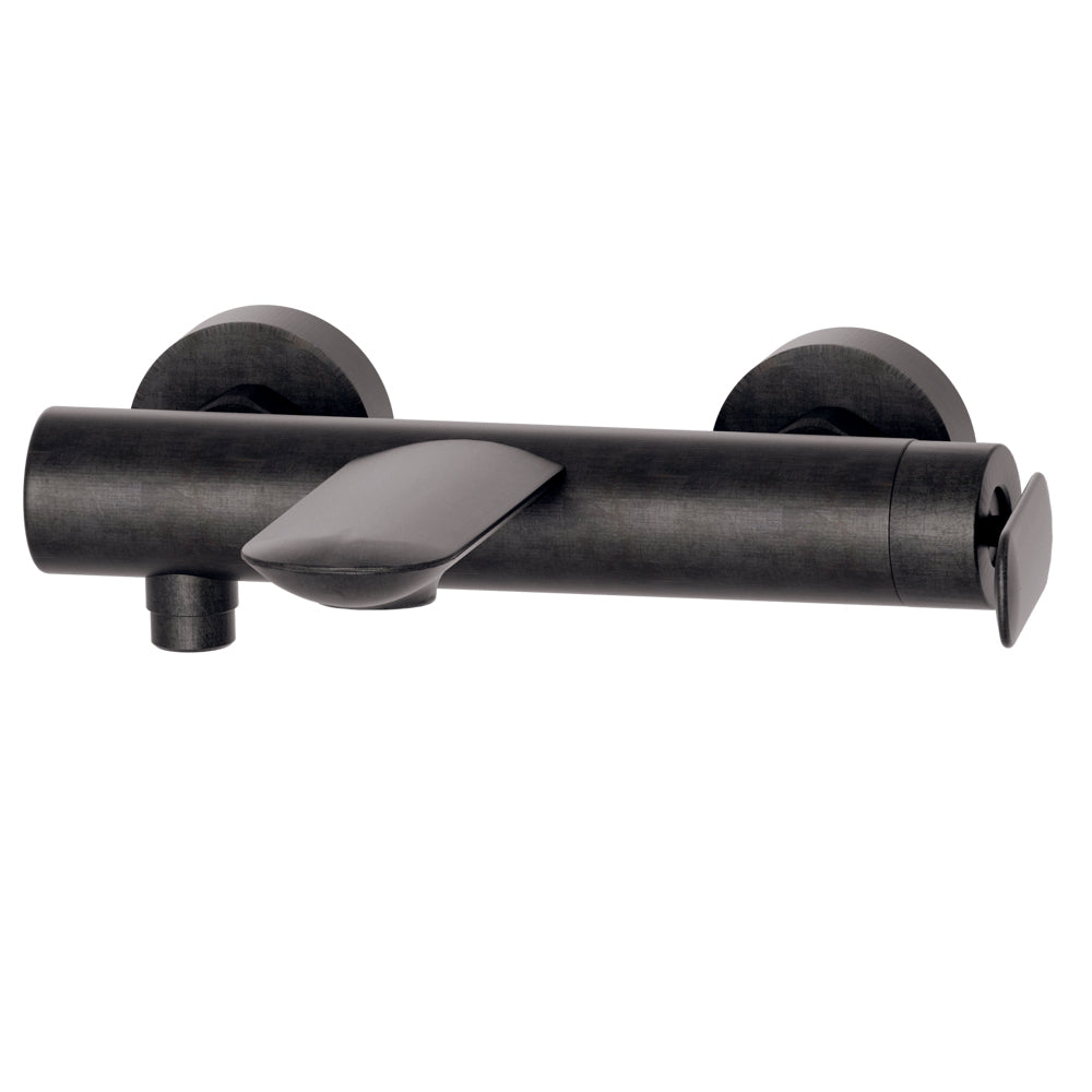MITIGEURS BAIN DOUCHE COVER CHROME NOIR BROSSE