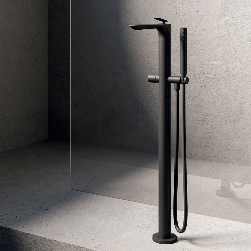 COVER MITIGEUR LAVABO HAUT AVEC VIDAGE PUSH OPEN NOIR 