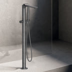COVER MITIGEUR LAVABO HAUT AVEC VIDAGE PUSH OPEN METAL BROSSEE