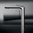 COVER MITIGEUR LAVABO AVEC VIDAGE PUSH OPEN METAL BROSSEE