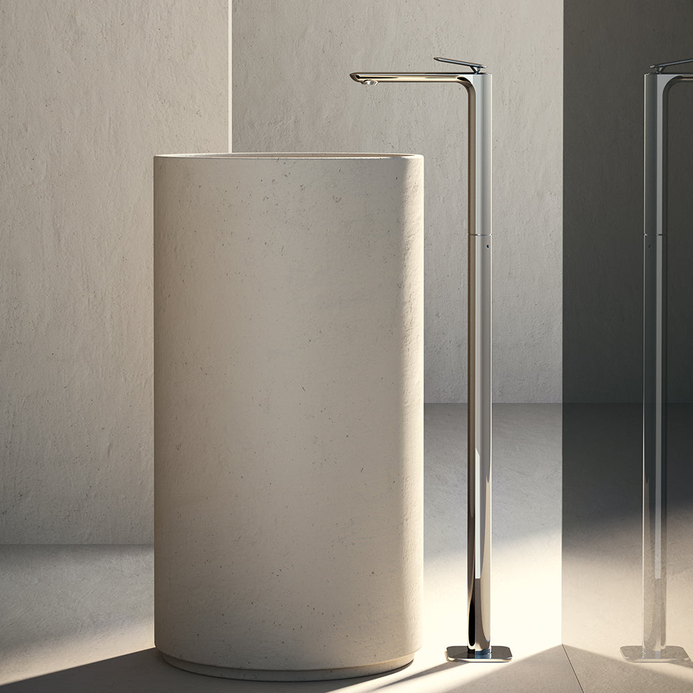 COVER MITIGEUR LAVABO AVEC VIDAGE PUSH OPEN CHROME