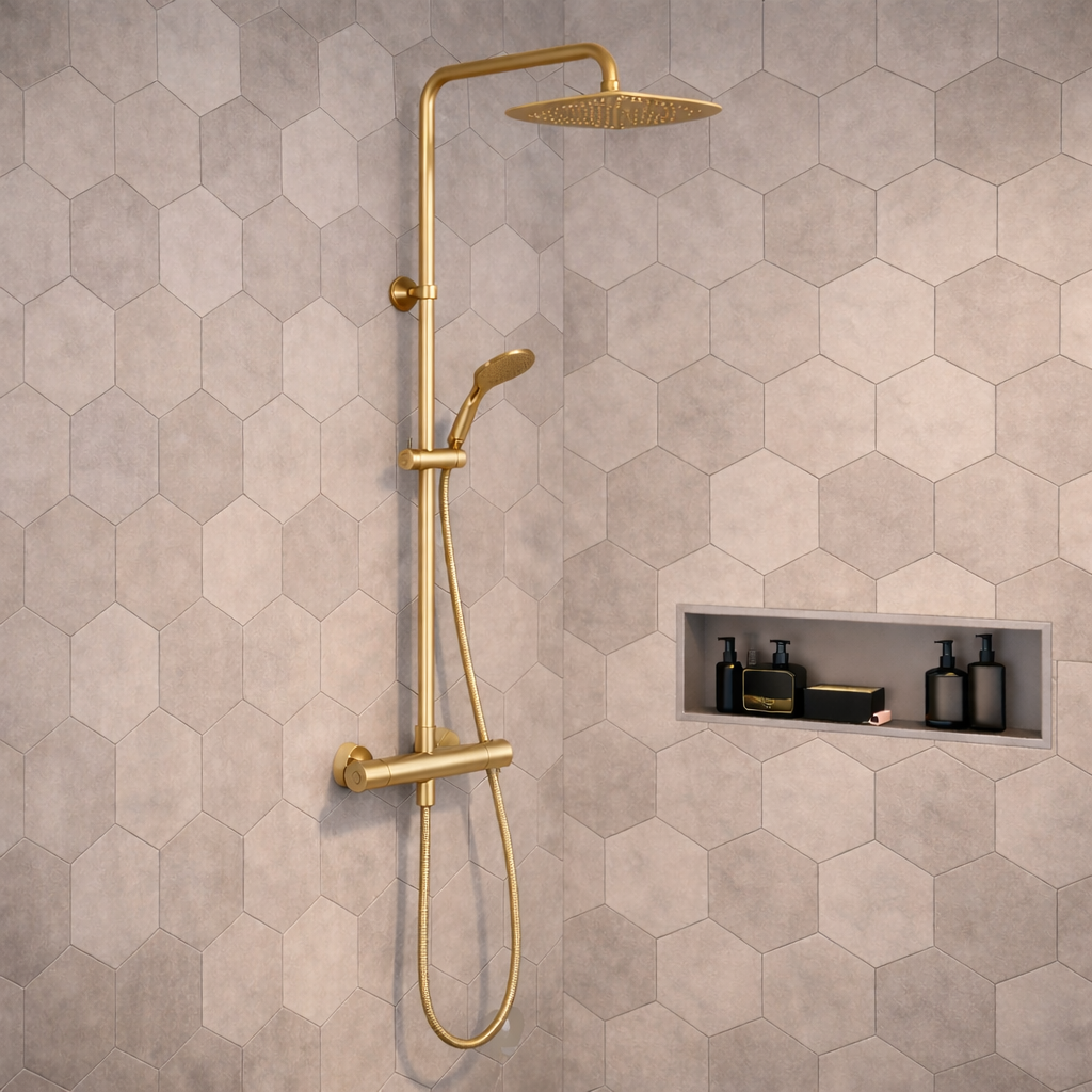 COLONNE DE DOUCHE COVER OR BROSSE