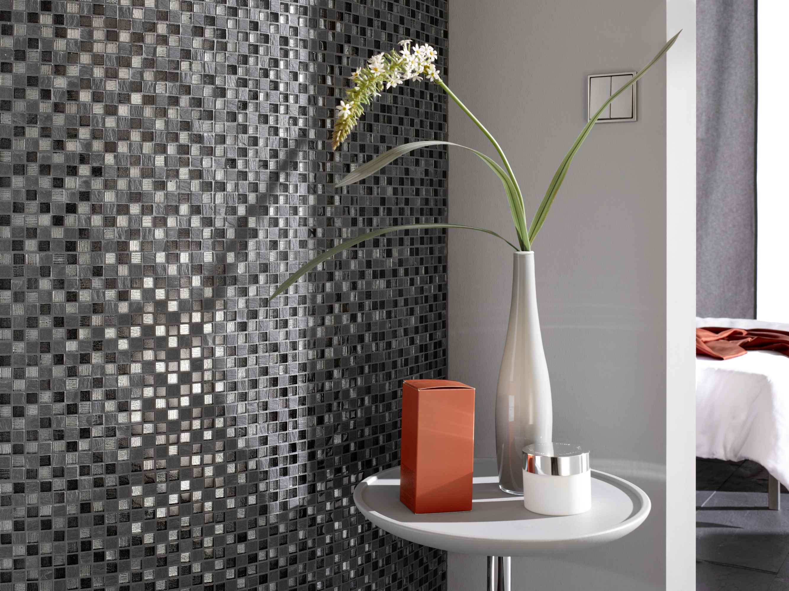 1,5x1,5 MOSAIQUE VERRE Gris