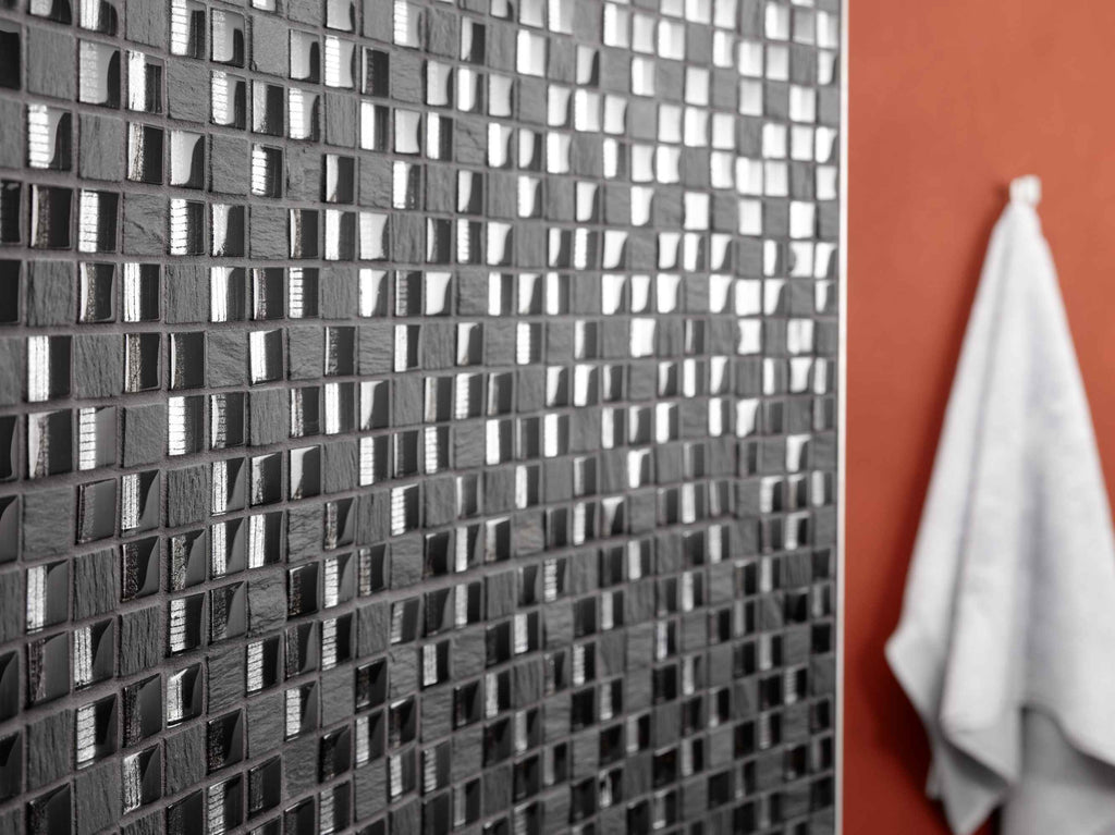 4,8x4,8 MOSAIQUE VERRE argenté