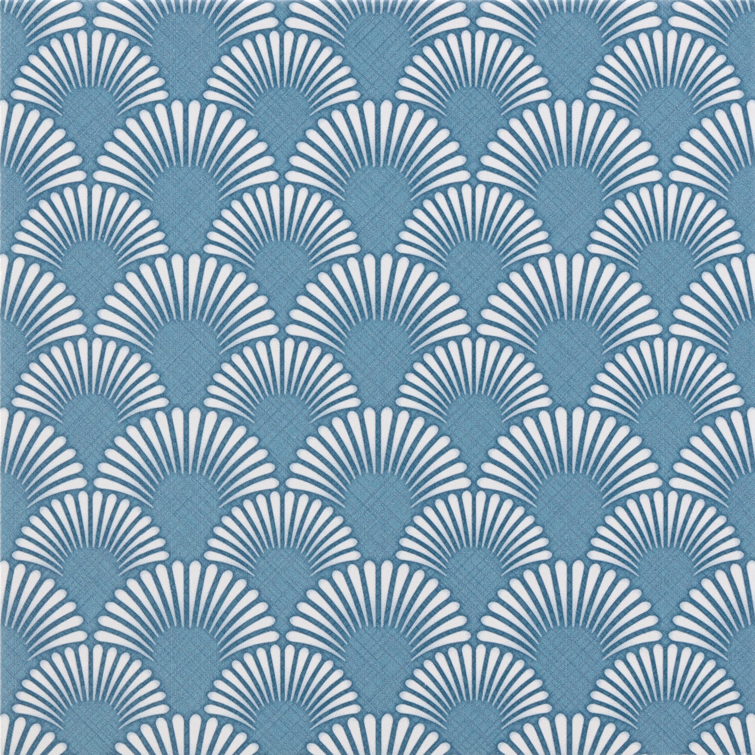 18,5X18,5 MAGUTO - Bleu à motif