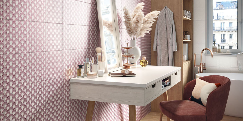 18,5X18,5 MAGUTO - motif rose ancien