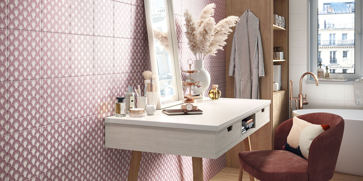 18,5X18,5 MAGUTO - motif rose ancien