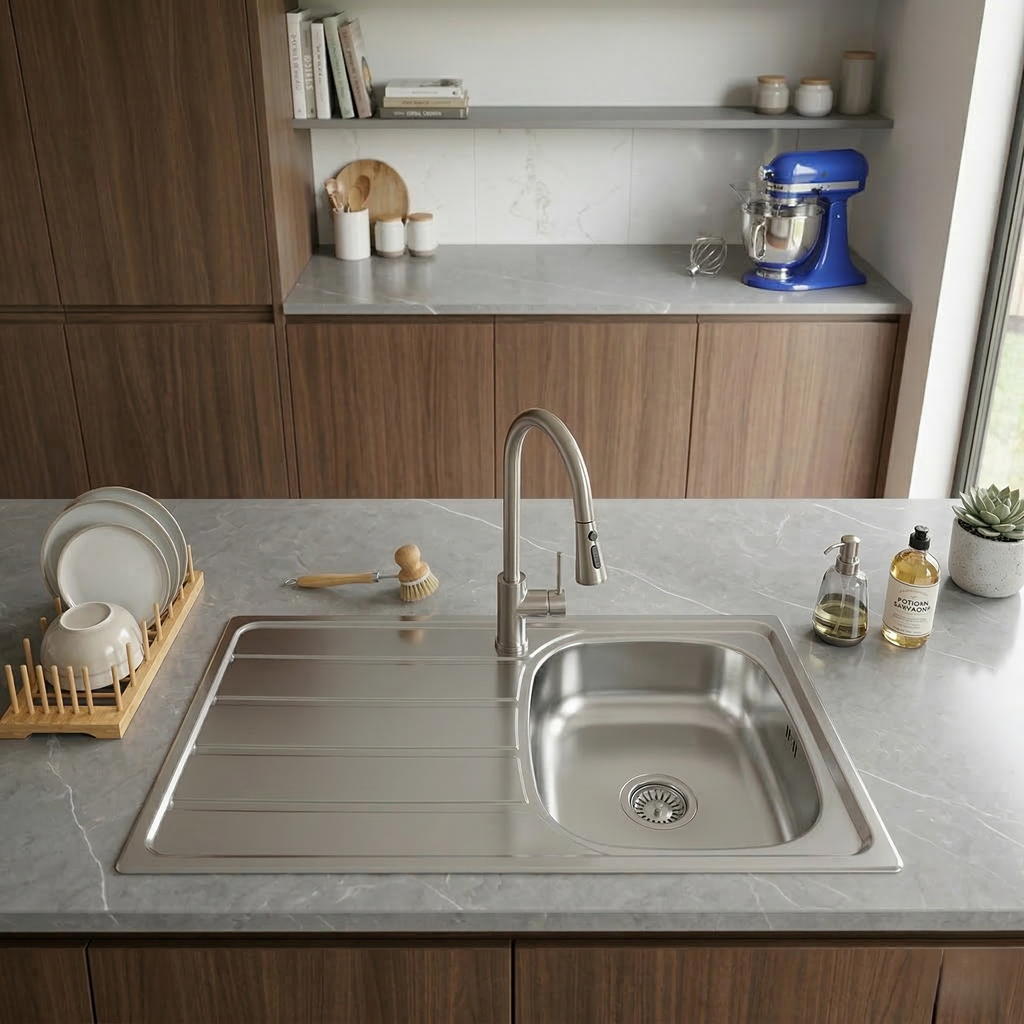 COLLECTION EVIER INOX LISSE MONTERA CUVE