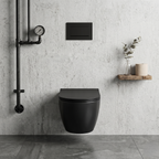 CUVETTE SUSPENDUE DE TOILETTE CANOVA NOIRE MATE