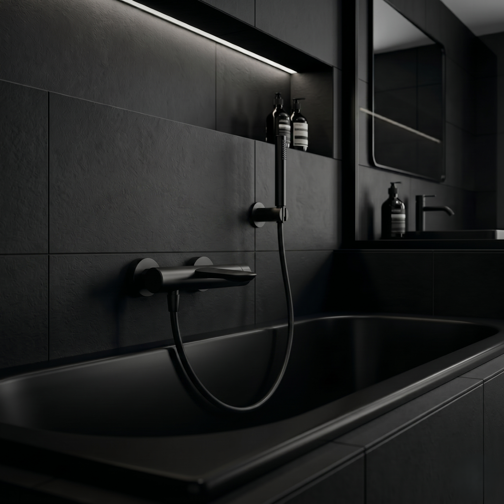 MITIGEUR BAIN DOUCHE COVER NOIR