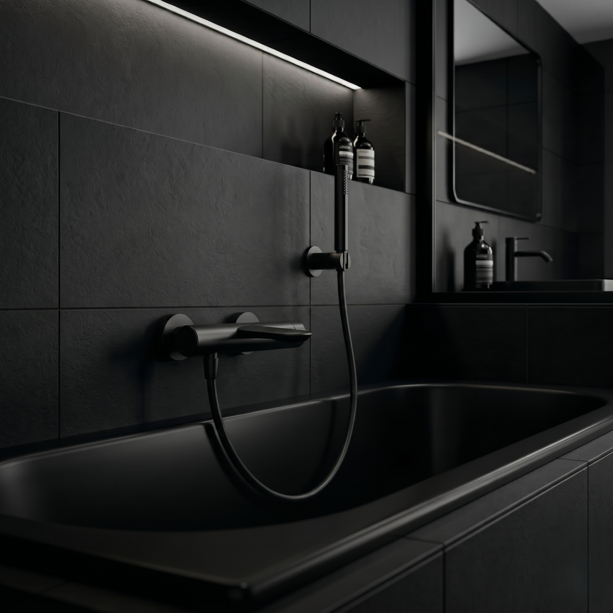 MITIGEUR BAIN DOUCHE COVER NOIR