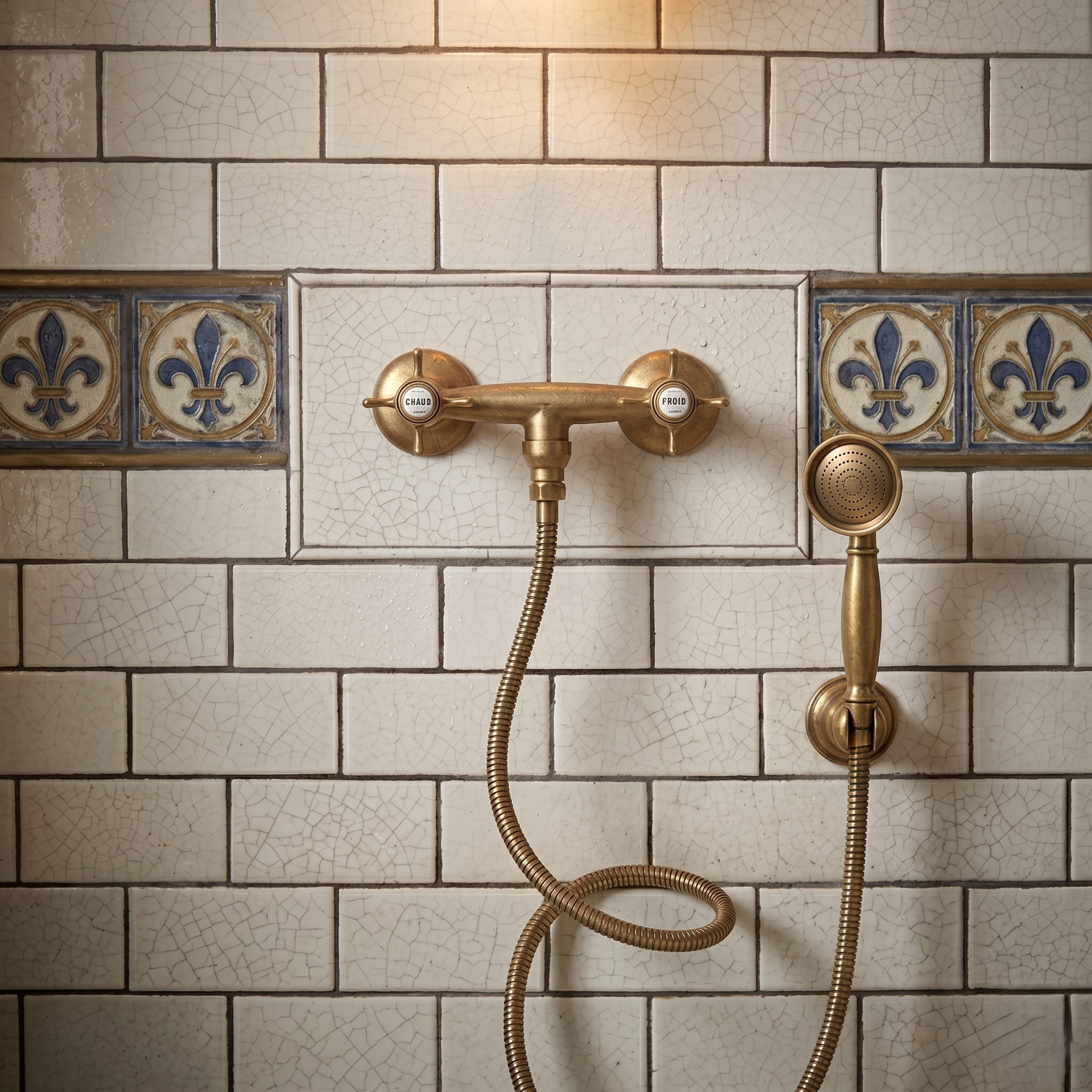 ROBINETS DOUCHE HERITAGE VIEUX BRONZE