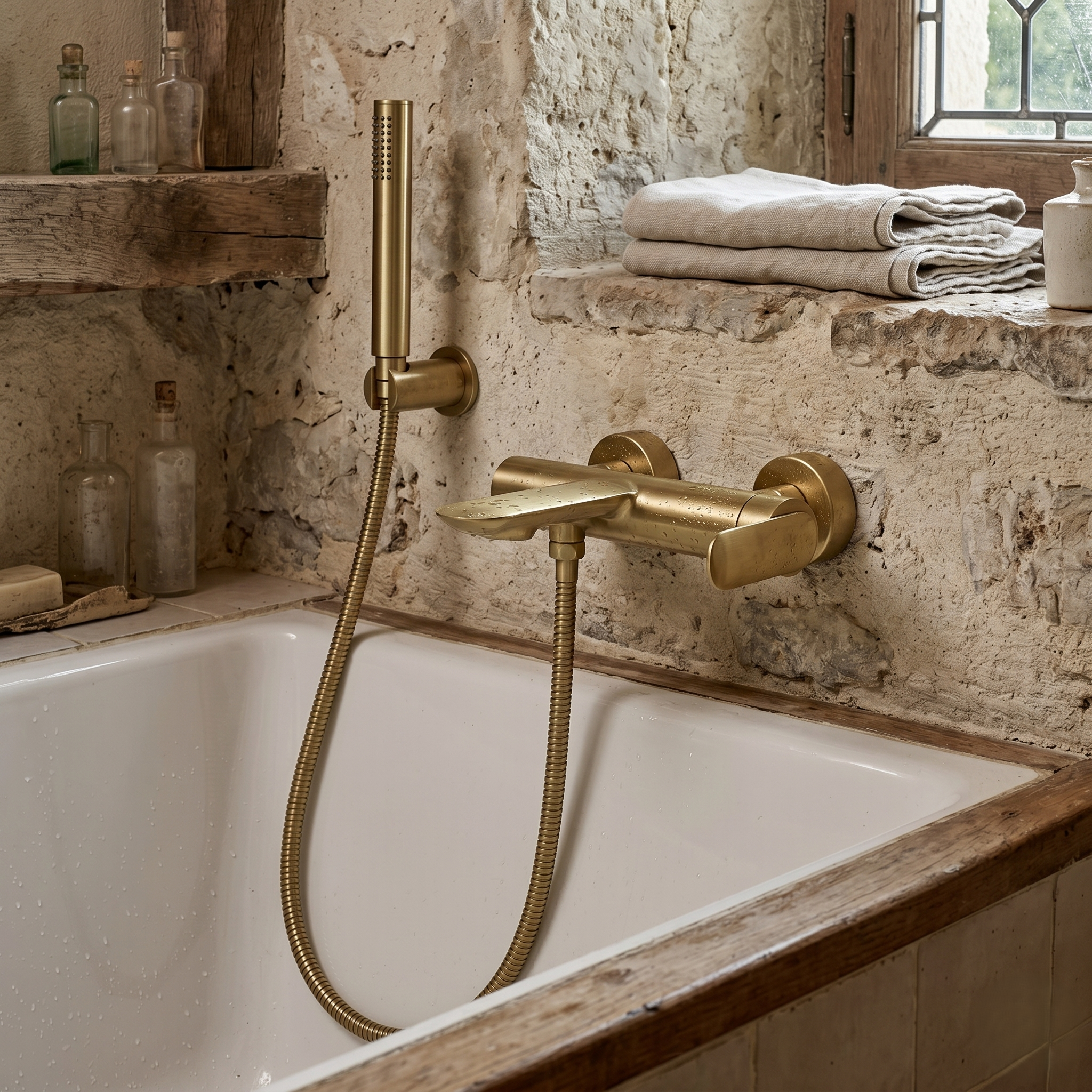 MITIGEUR BAIN DOUCHE COVER OR BROSSE